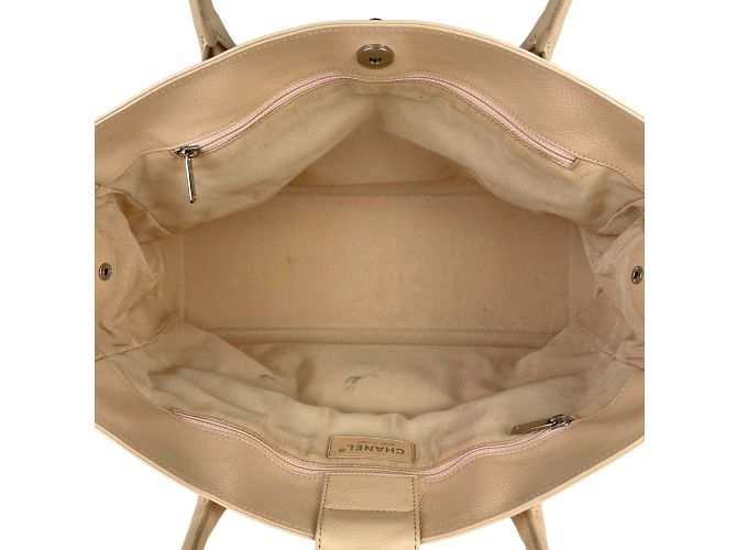 Borsa Tote della Linea Executive di Chanel Beige - vista 14