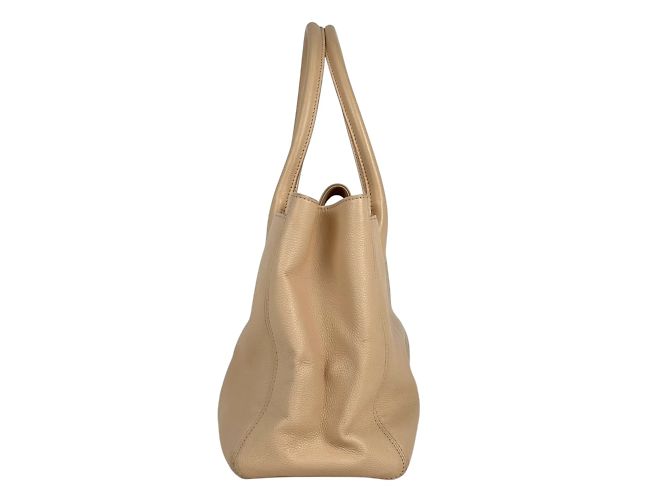 Borsa Tote della Linea Executive di Chanel Beige - vista 2