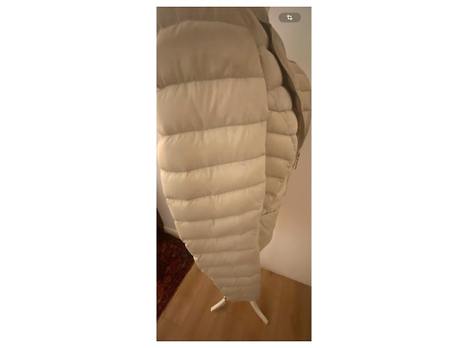 Autre Marque Chaqueta de plumas Madeleine beige con relleno de plumas - vista 10