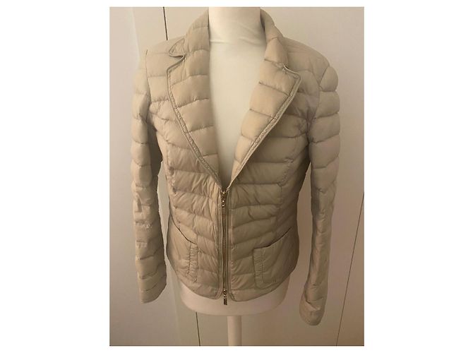 Autre Marque Chaqueta de plumas Madeleine beige con relleno de plumas - vista 5