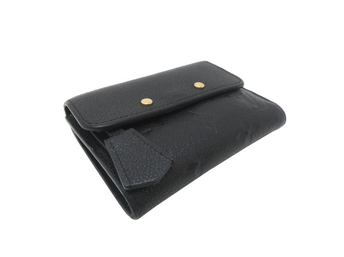 Portafoglio Tri-fold Compatto Pont Neuf per Donne Louis Vuitton Nero - vista 3