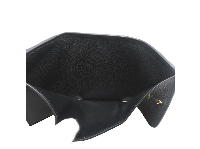 Portafoglio Tri-fold Compatto Pont Neuf per Donne Louis Vuitton Nero - vista 6