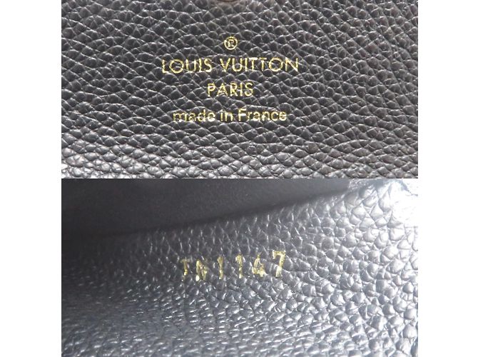 Portafoglio Tri-fold Compatto Pont Neuf per Donne Louis Vuitton Nero - vista 8