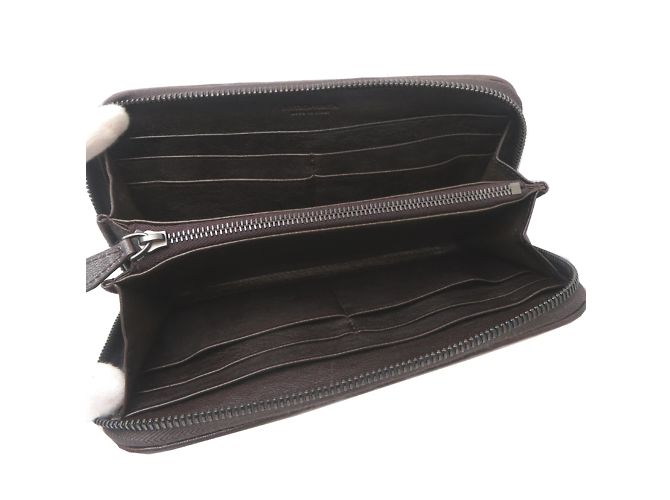 Cartera Larga Intrecciato Bottega Veneta Castaño - vista 5
