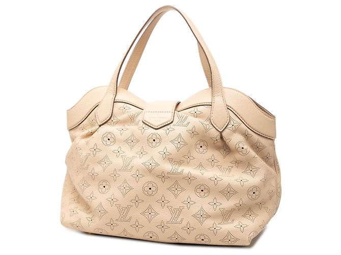 Louis Vuitton Marrone Monogramma Mahina Cirrus PM Beige - vista 2