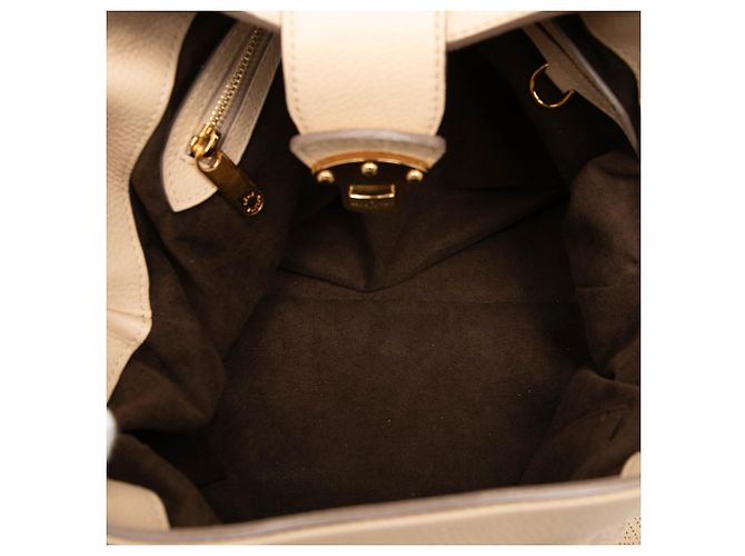 Louis Vuitton Marrone Monogramma Mahina Cirrus PM Beige - vista 4