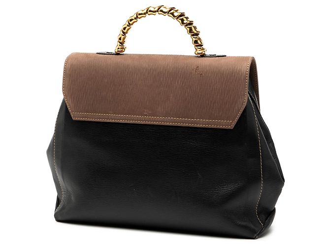 Borsa Velazquez Twist in pelle nera LOEWE Nero - vista 2