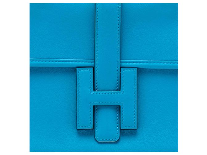 Hermès Jige Elan 29 in Blu Swift Turchese - vista 6