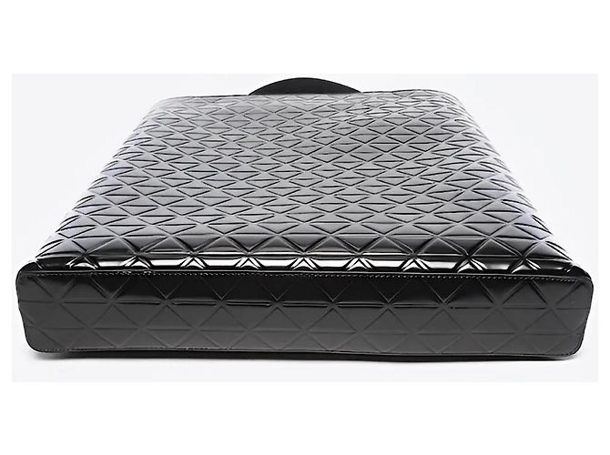Borsa Tote Prada in pelle Spazzolato nera Nero - vista 8