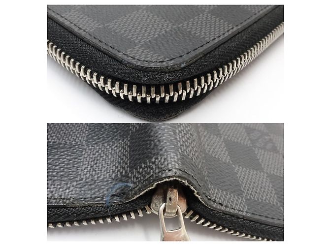 Portafoglio Lungo Damier Graphite Louis Vuitton N61653 Nero Damier ebene - vista 6