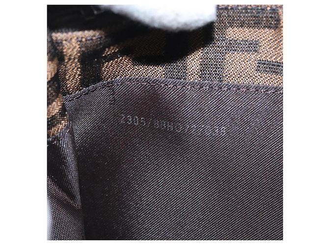 Fendi Vintage Offene Tote Zucca aus Canvas Mittel Braun - Ansicht 6