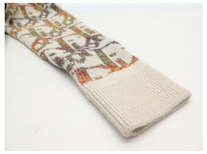NEUER CHRISTIAN DIOR MONOGRAM PULL 193M683AT344 XS S 36 AUS WOLLE STRICKWARE Mehrfarben - Ansicht 7