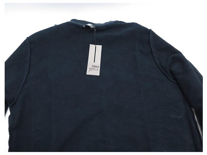 NUOVO PULLOVER CHRISTIAN DIOR CD ICON 943J612A0531 L 52 IN COTONE BLU Blu navy - vista 4