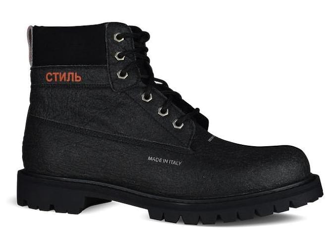 Heron Preston Botas LH Worker Negro - vista 2