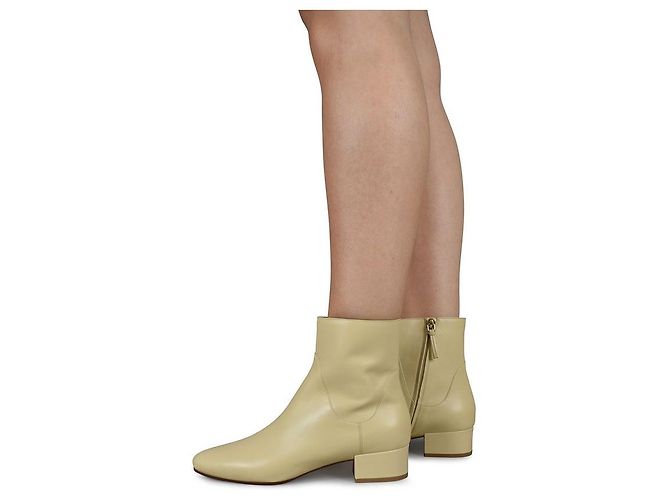 Francesco Russo Botas de cuero Castaño Beige - vista 2