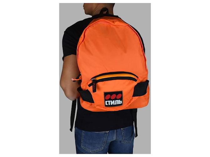 Heron Preston Rucksack Orange - Ansicht 3
