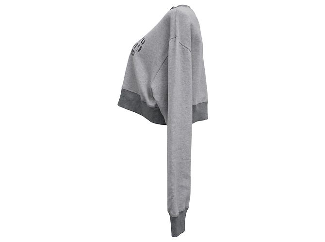 Sudadera de Fleece Miu Miu en Algodón Gris - vista 2