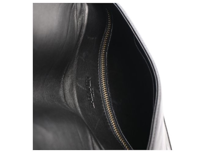 Bolso de mano de seda plateada adornado con cristales Balmain Plata - vista 6