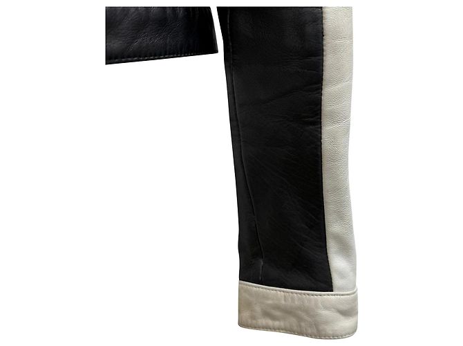 Maje Two-Tone Jacket in Black Polyester - view 2