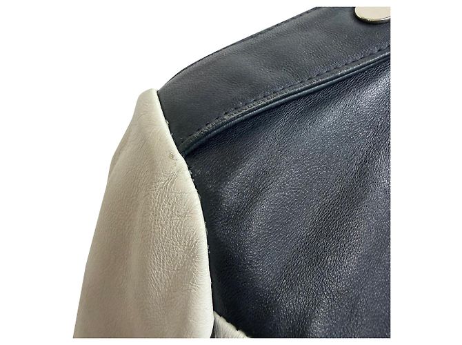 Maje Two-Tone Jacket in Black Polyester - view 3