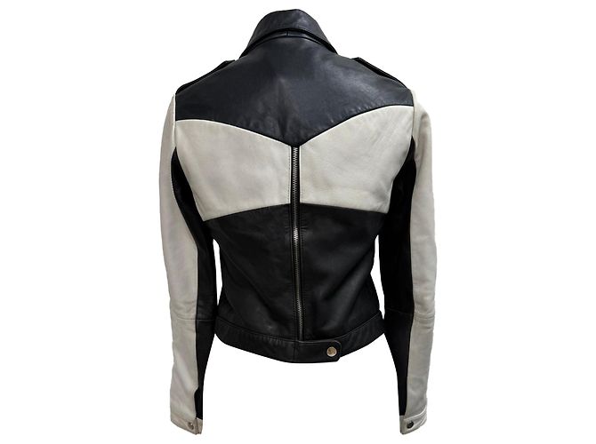 Maje Two-Tone Jacket in Black Polyester - view 5