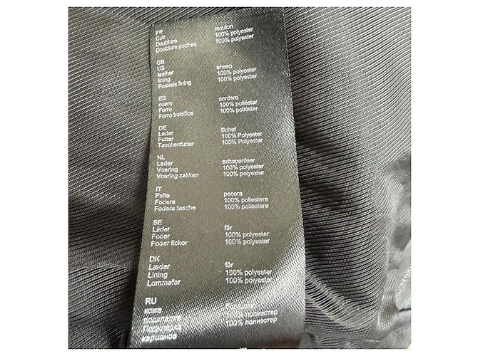 Maje Two-Tone Jacket in Black Polyester - view 7