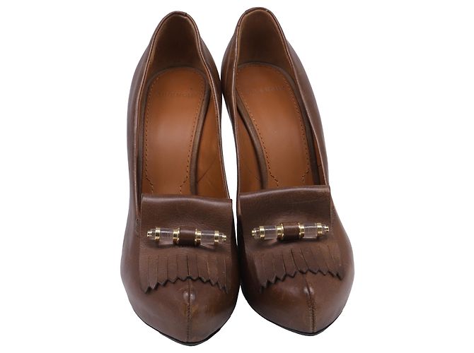 Pumps Givenchy in Pelle Marrone - vista 2