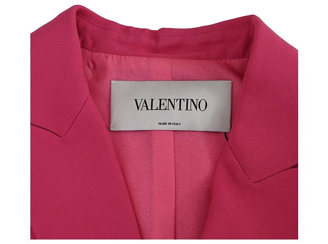 Blazer Doble en Seda Rosa Valentino Garavani Castaño - vista 5