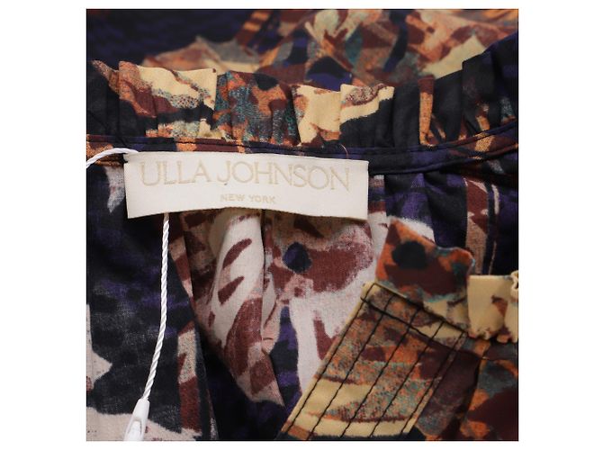 Blusa de cuello en V en algodón estampado floral Ulla Johnson - vista 5