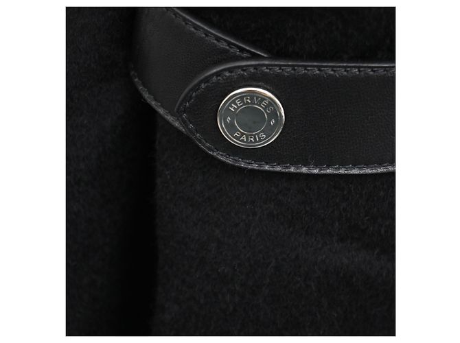 Cappotto Hermès in cashmere nero - vista 6