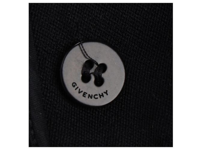 Givenchy Hochbundige gerade Hosen aus schwarzem Polyester - Ansicht 6