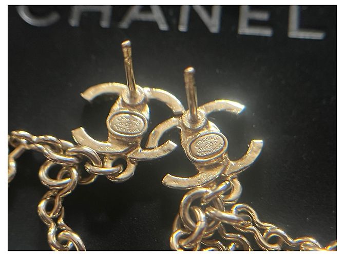 Chanel Coco Crush Ohrringe Weiß Blau Golden Grün - Ansicht 3