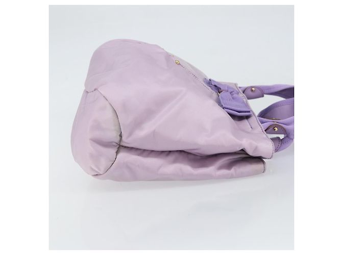 Borsa Vala in nylon di Salvatore Ferragamo Porpora - vista 3