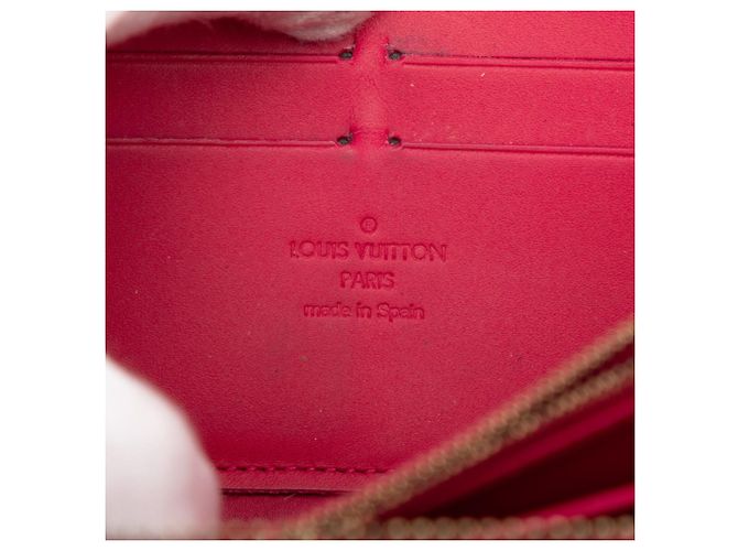 Cartera Zippy Monogram Vernis Louis Vuitton Rosa - vista 6