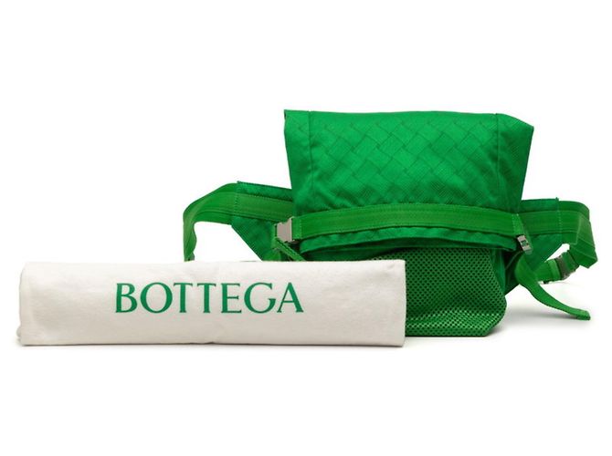 Borsa a tracolla Intrecciato di Bottega Veneta Verde - vista 7