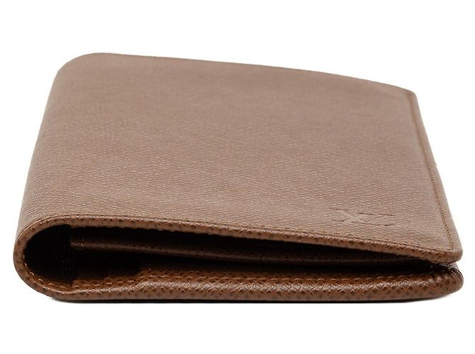 Cartera Larga Brazza en Taiga Louis Vuitton Castaño - vista 3