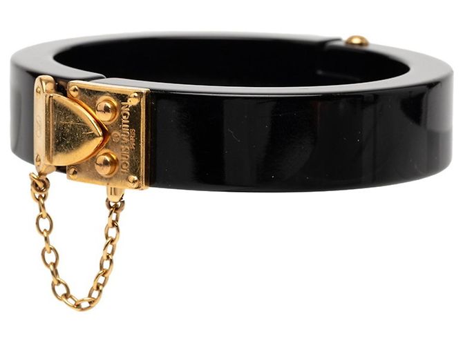 Bracciale Bangle LockMe di Louis Vuitton Nero D'oro - vista 2