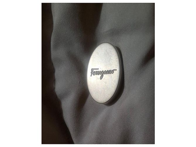 Chaqueta de Plumas de Ganso Salvatore Ferragamo Beige - vista 13