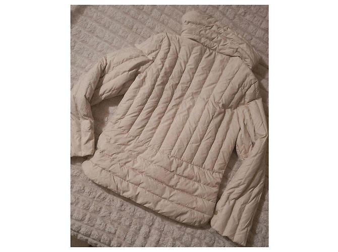 Chaqueta de Plumas de Ganso Salvatore Ferragamo Beige - vista 19