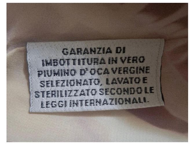 Chaqueta de Plumas de Ganso Salvatore Ferragamo Beige - vista 4