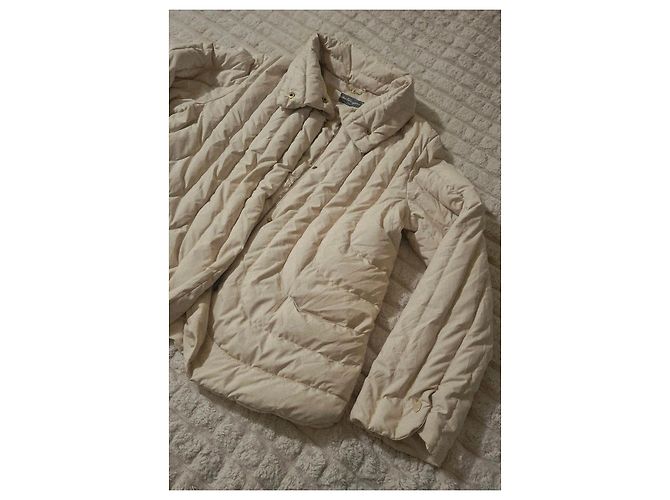 Chaqueta de Plumas de Ganso Salvatore Ferragamo Beige - vista 6