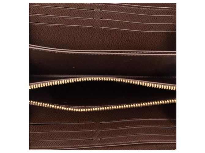 Cartera Zippy Damier Louis Vuitton Castaño - vista 4