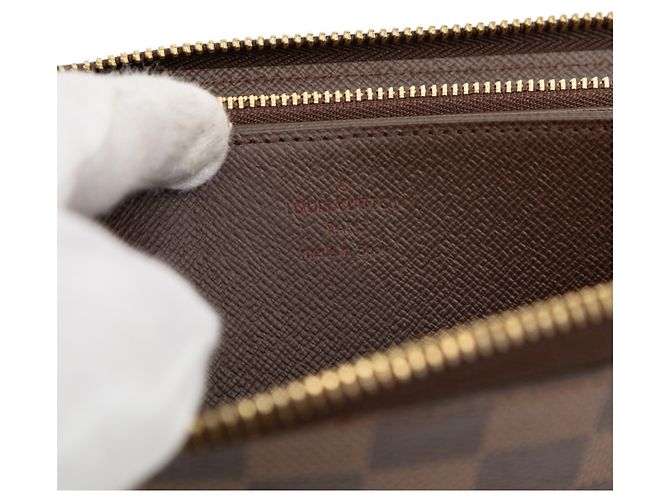 Cartera Zippy Damier Louis Vuitton Castaño - vista 5