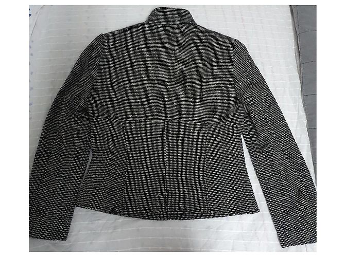 Valentino Garavani Jacke 44IT Schwarz Aus weiß - Ansicht 3