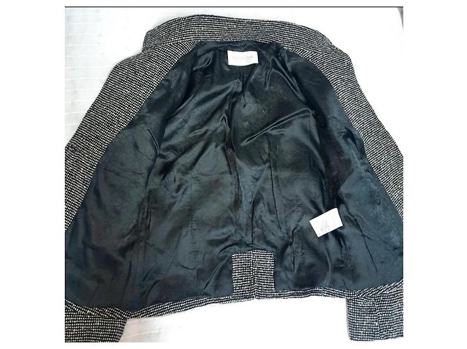 Valentino Garavani Jacke 44IT Schwarz Aus weiß - Ansicht 4