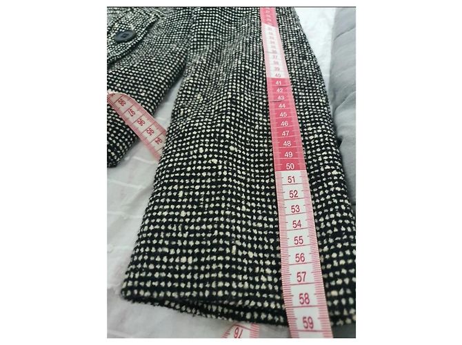 Valentino Garavani Jacke 44IT Schwarz Aus weiß - Ansicht 7