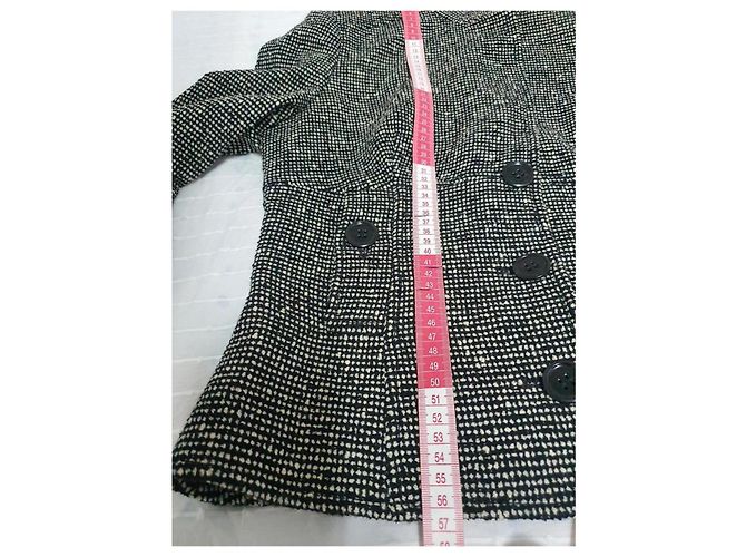 Valentino Garavani Jacke 44IT Schwarz Aus weiß - Ansicht 9