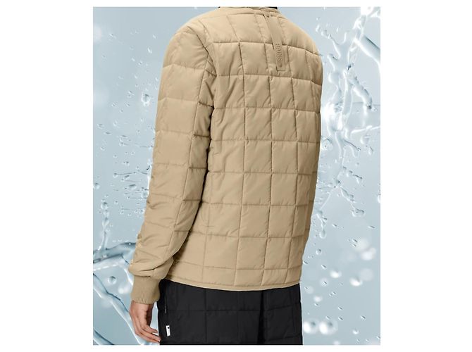 Neue Oversized S Jacke Rains 1870 beige - Ansicht 3