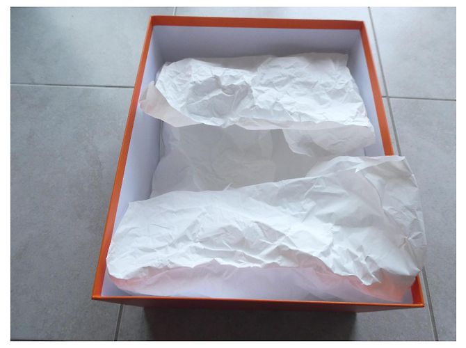authentic original Hermès box for Hermès Birkin 30 handbag -1313 Orange - view 3