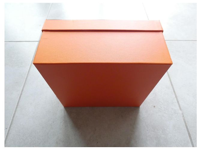 authentic original Hermès box for Hermès handbag model mini-Kelly 2 -68 Orange - view 5